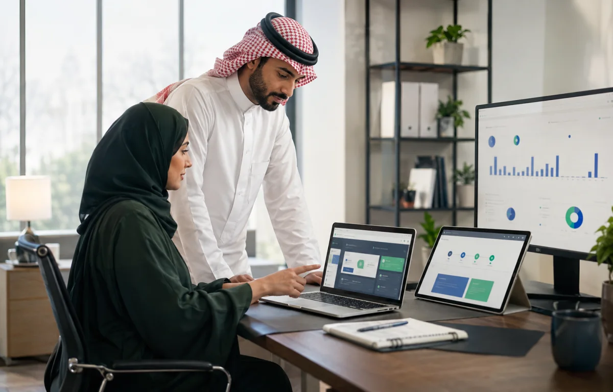 فريق سعودي يتابع أداء حملات التبرع الرقمية